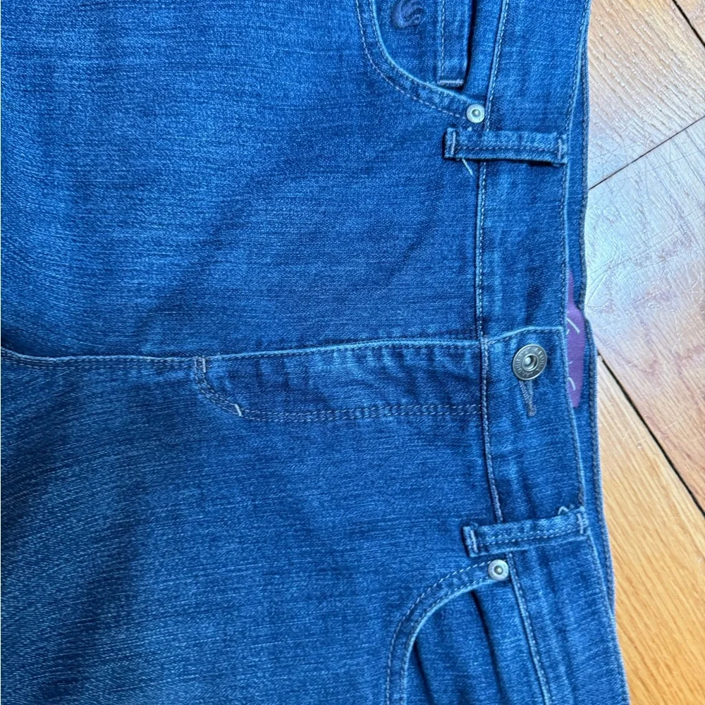 GLORIA Vanderbilt Amanda Blue Size 8 Petite EUC - Picture 4 of 6